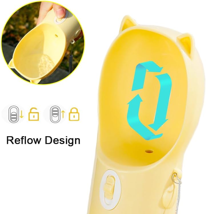 2-in-1 Portable Dog Water Bottle